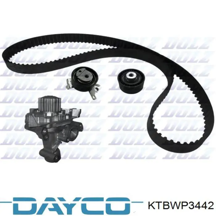 Compre KTBWP3442 Dayco Correia do mecanismo de distribuição de gás, kit