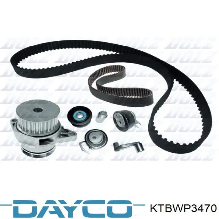 Compre KTBWP3470 Dayco Correia do mecanismo de distribuição de gás, kit