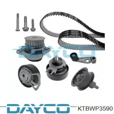 KTBWP3590 Dayco Correia do mecanismo de distribuição de gás, kit