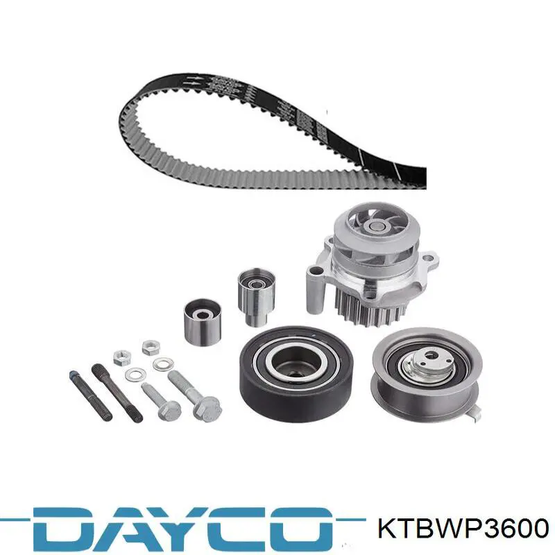 Compre KTBWP3600 Dayco Correia do mecanismo de distribuição de gás, kit