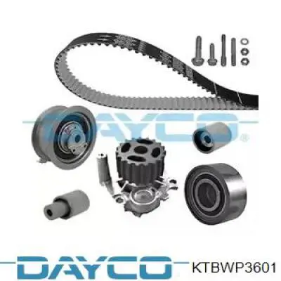 Correia do mecanismo de distribuição de gás, kit Dayco KTBWP3601 preço, a partir de 227,64 USD