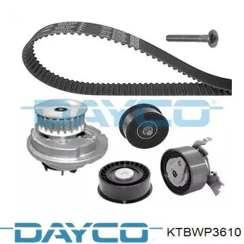 KTBWP3610 Dayco Correia do mecanismo de distribuição de gás, kit