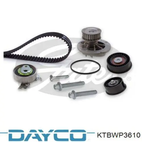 Compre KTBWP3610 Dayco Correia do mecanismo de distribuição de gás, kit