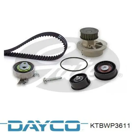 Correia do mecanismo de distribuição de gás, kit Dayco KTBWP3611 preço, a partir de 134,23 USD