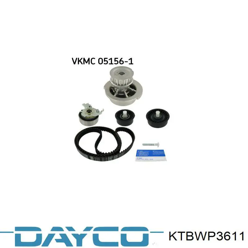 Compre KTBWP3611 Dayco Correia do mecanismo de distribuição de gás, kit