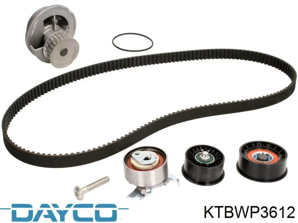 KTBWP3612 Dayco Correia do mecanismo de distribuição de gás, kit