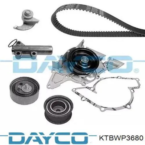 KTBWP3680 Dayco Correia do mecanismo de distribuição de gás, kit