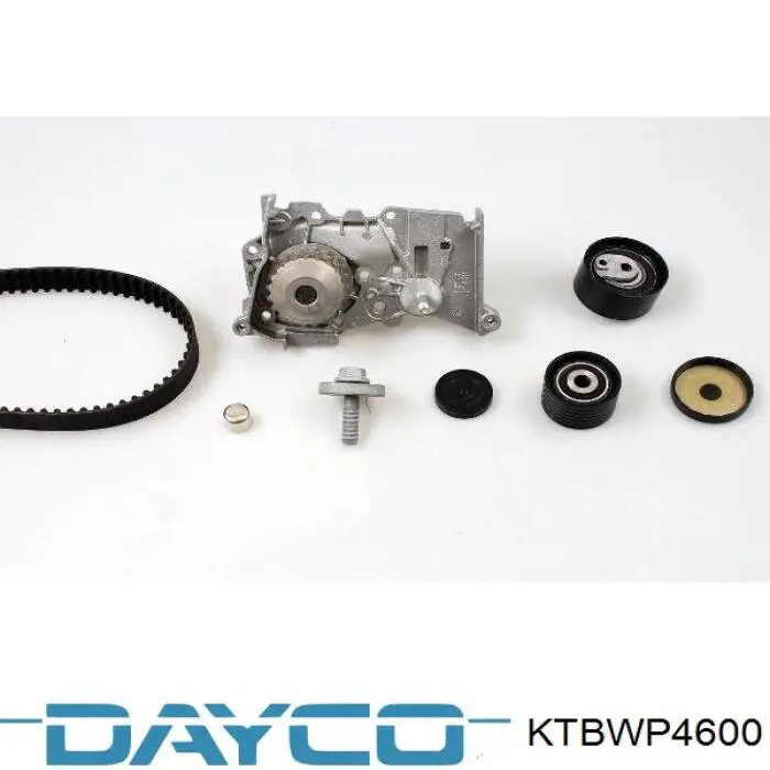 Correia do mecanismo de distribuição de gás, kit KTBWP4600 Dayco
