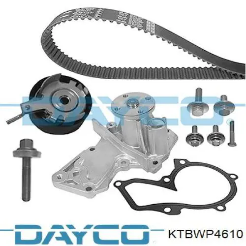 Correia do mecanismo de distribuição de gás, kit Dayco KTBWP4610