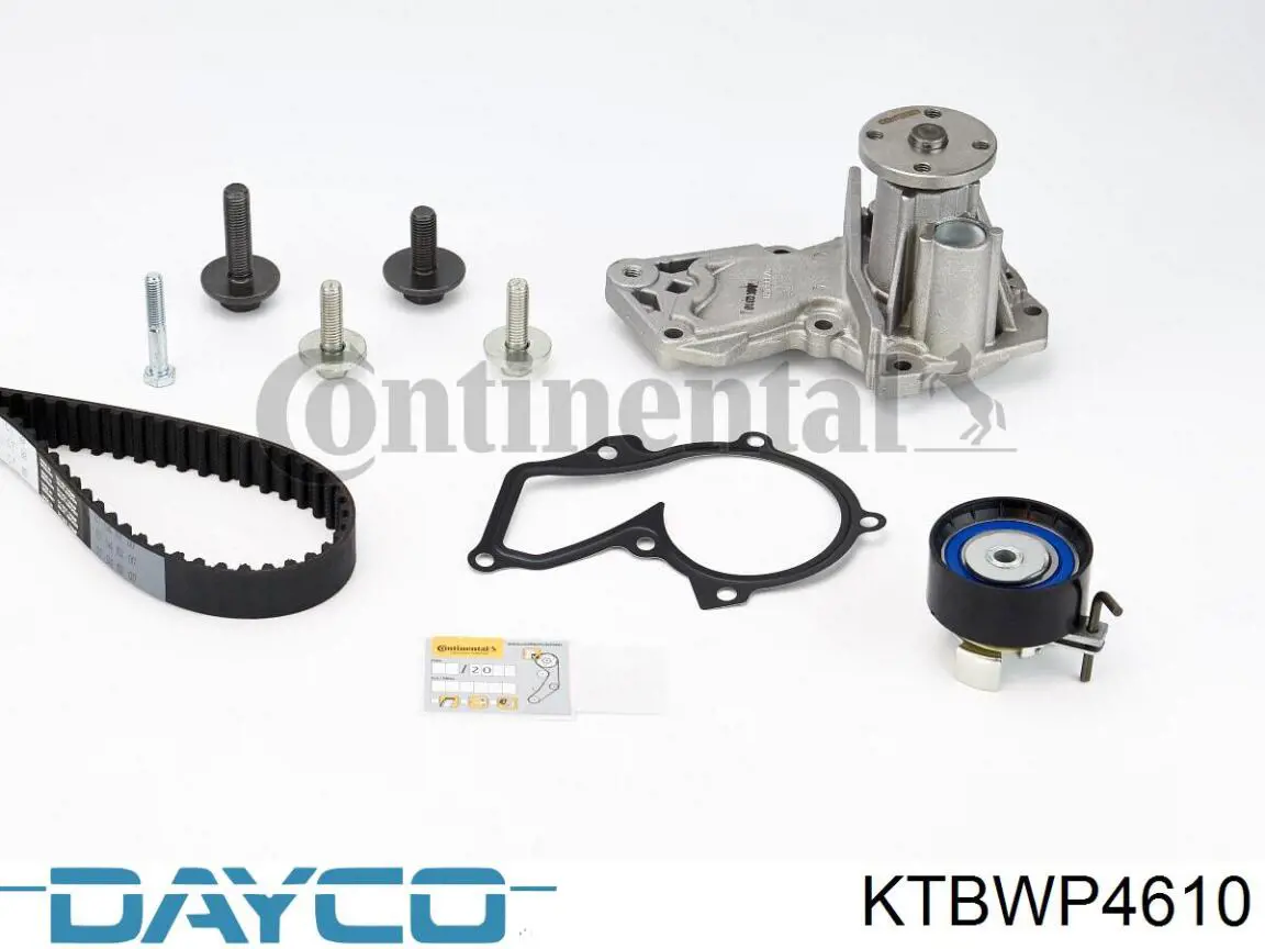 KTBWP4610 Dayco Correia do mecanismo de distribuição de gás, kit