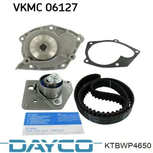 Compre KTBWP4650 Dayco Correia do mecanismo de distribuição de gás, kit