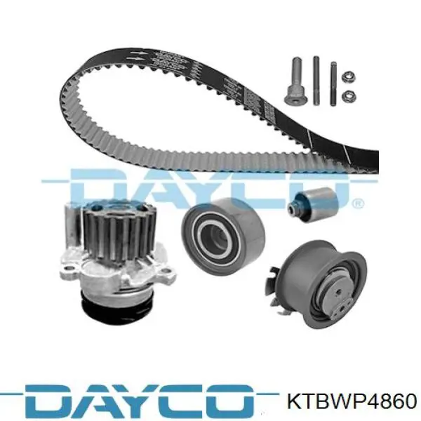 Correia do mecanismo de distribuição de gás, kit Dayco KTBWP4860 preço, a partir de 190,38 USD
