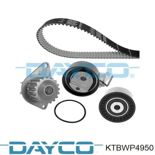 KTBWP4950 Dayco Correia do mecanismo de distribuição de gás, kit