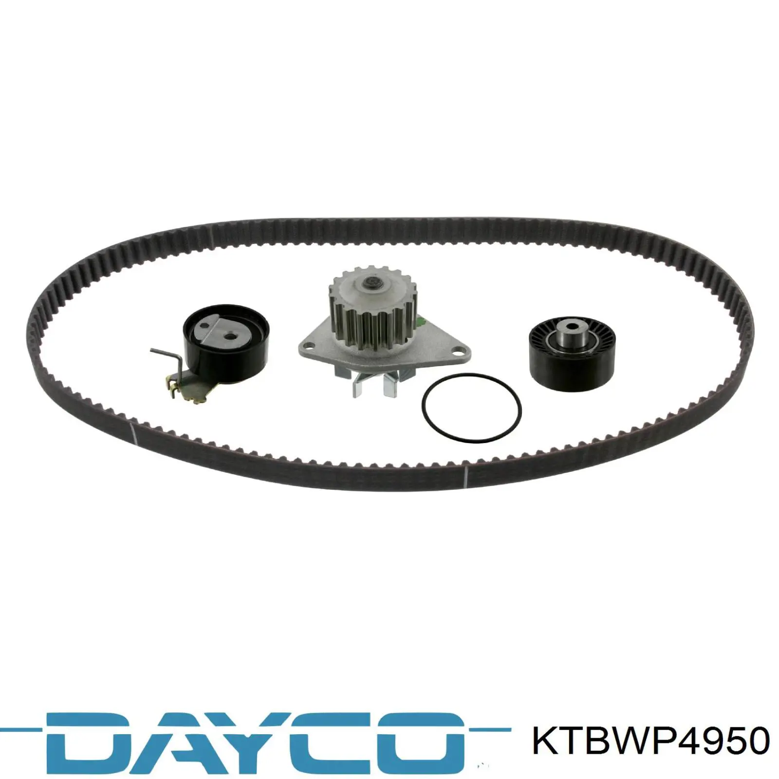 Compre KTBWP4950 Dayco Correia do mecanismo de distribuição de gás, kit