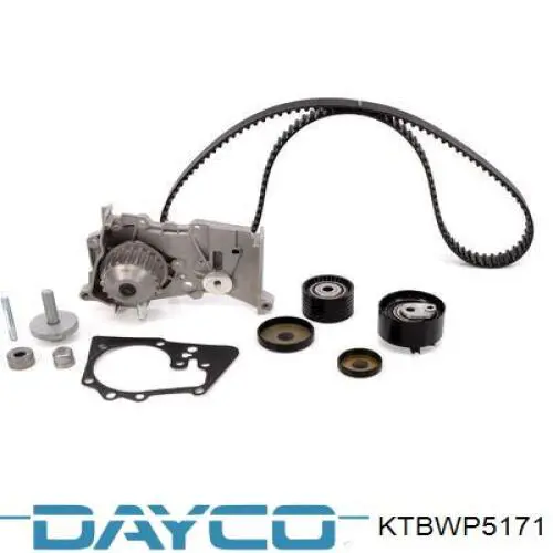 Compre KTBWP5171 Dayco Correia do mecanismo de distribuição de gás, kit
