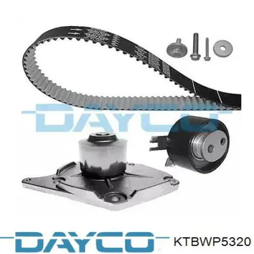 KTBWP5320 Dayco Correia do mecanismo de distribuição de gás, kit