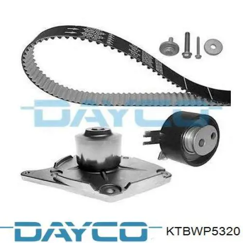 Correia do mecanismo de distribuição de gás, kit Dayco KTBWP5320 preço, a partir de 80,30 USD
