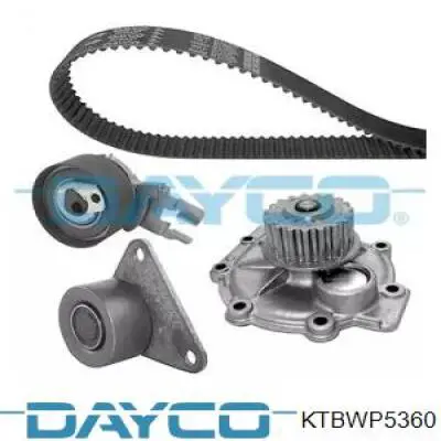 KTBWP5360 Dayco Correia do mecanismo de distribuição de gás, kit