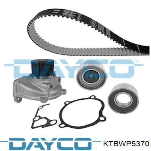 KTBWP5370 Dayco Correia do mecanismo de distribuição de gás, kit