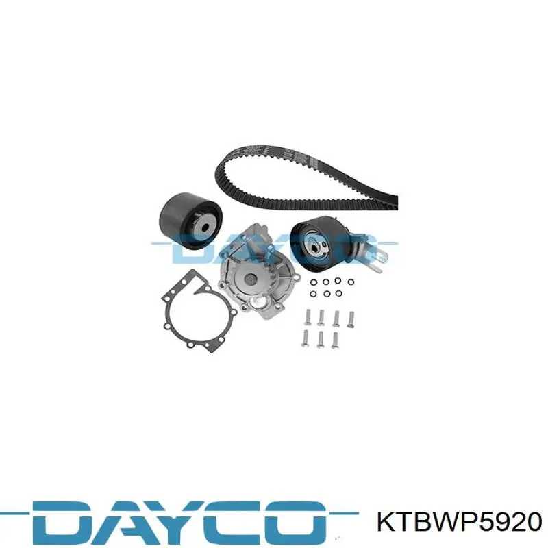 Correia do mecanismo de distribuição de gás, kit Dayco KTBWP5920 preço, a partir de 179,81 USD