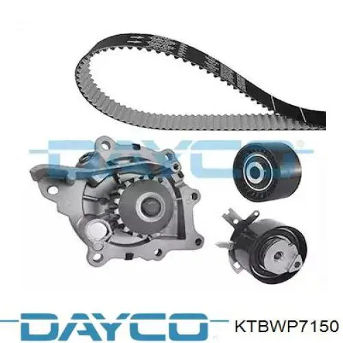 KTBWP7150 Dayco Correia do mecanismo de distribuição de gás, kit