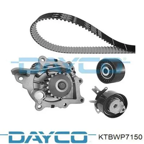 Correia do mecanismo de distribuição de gás, kit Dayco KTBWP7150 preço, a partir de 178,37 USD