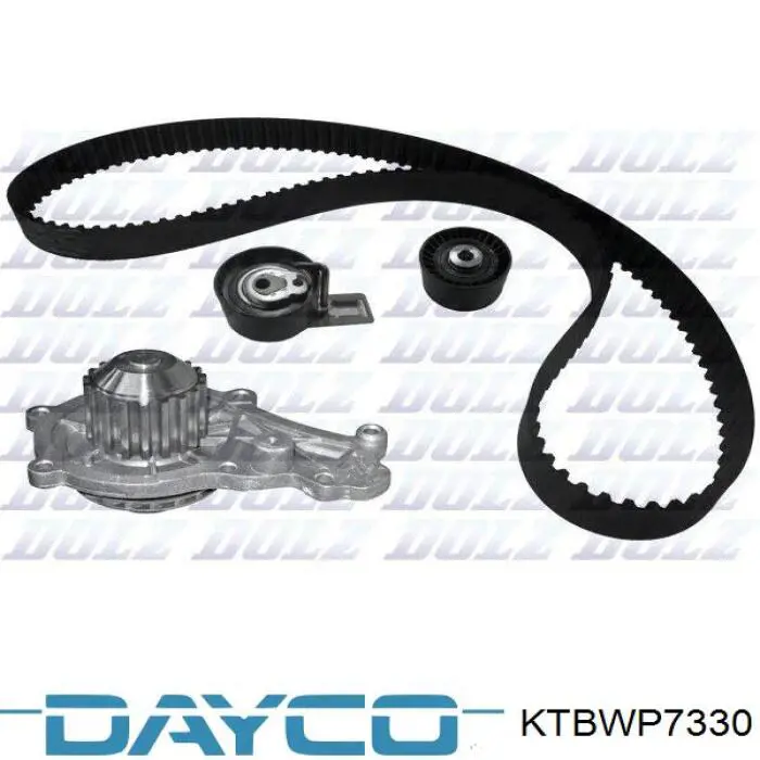 Correia do mecanismo de distribuição de gás, kit Dayco KTBWP7330 preço, a partir de 115,35 USD