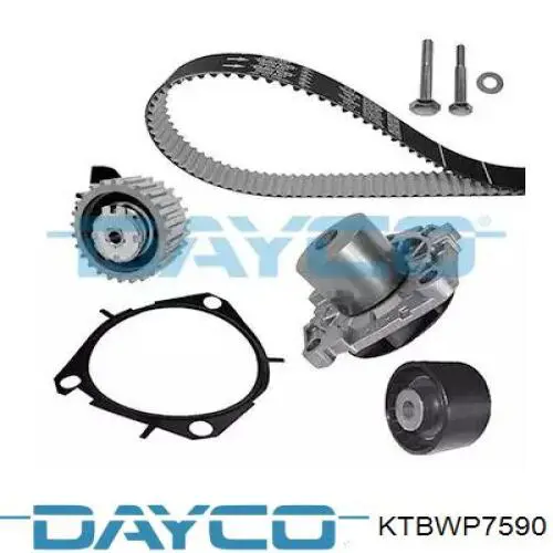 KTBWP7590 Dayco Correia do mecanismo de distribuição de gás, kit