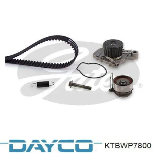 Compre KTBWP7800 Dayco Correia do mecanismo de distribuição de gás, kit