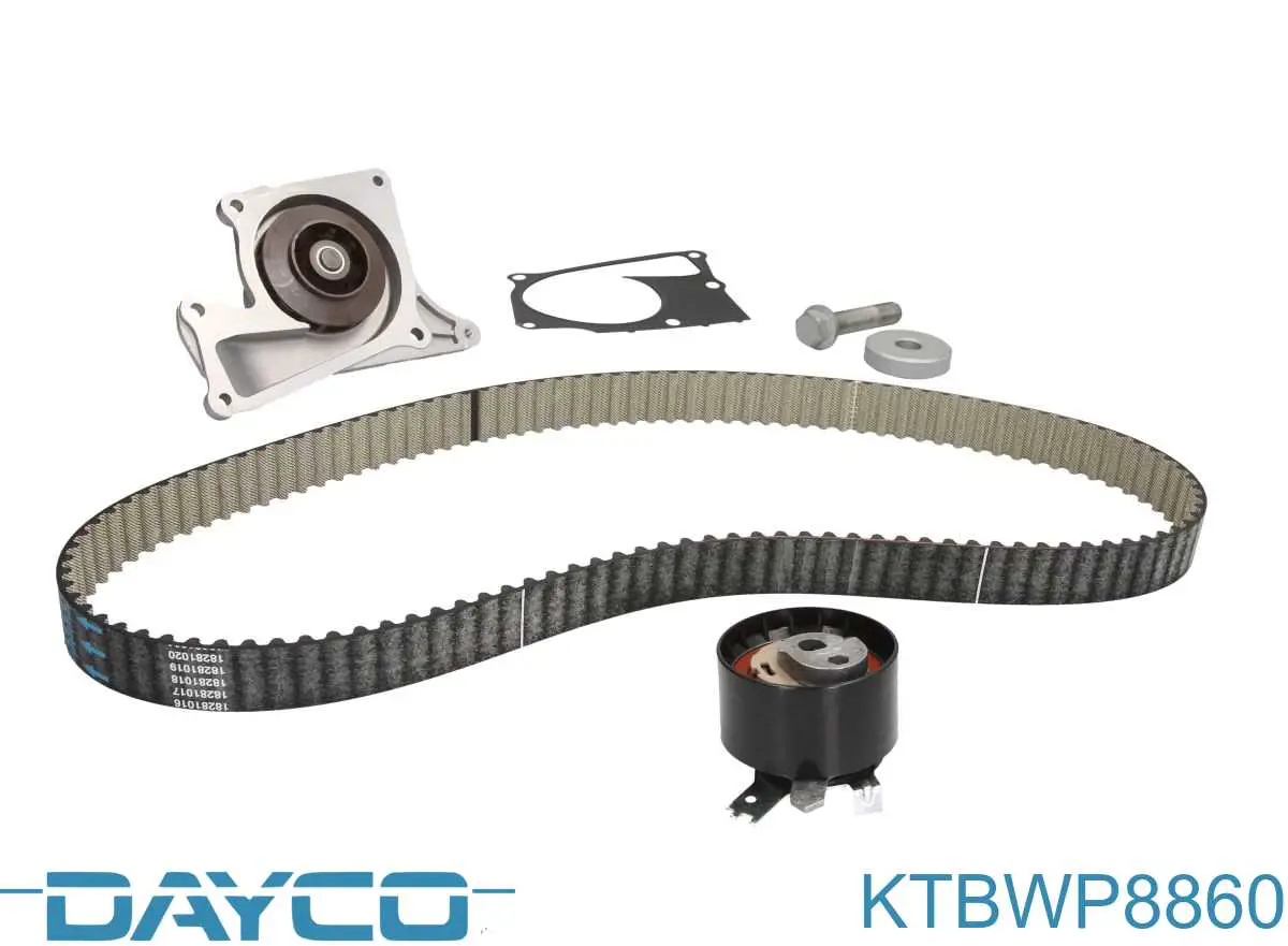 KTBWP8860 Dayco Correia do mecanismo de distribuição de gás, kit