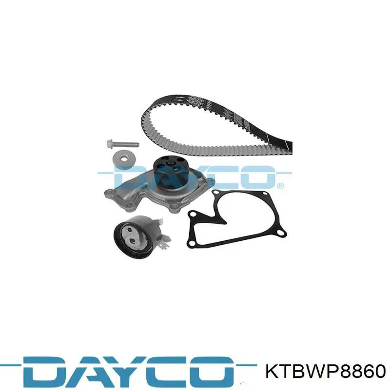 Correia do mecanismo de distribuição de gás, kit Dayco KTBWP8860 preço, a partir de 135,75 USD
