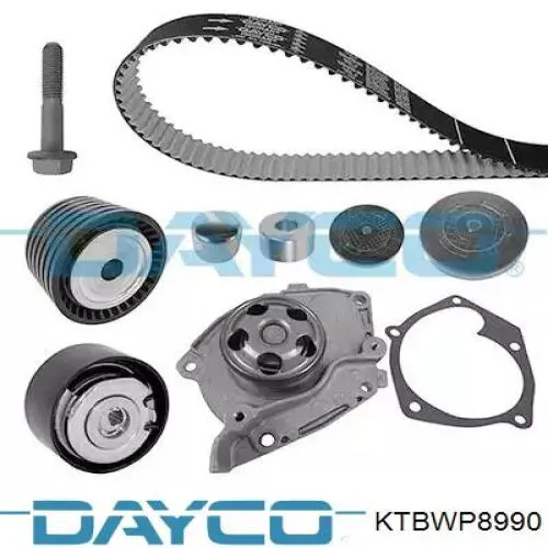 KTBWP8990 Dayco Correia do mecanismo de distribuição de gás, kit