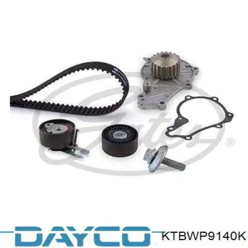 Correia do mecanismo de distribuição de gás, kit Dayco KTBWP9140K preço, a partir de 106,80 USD