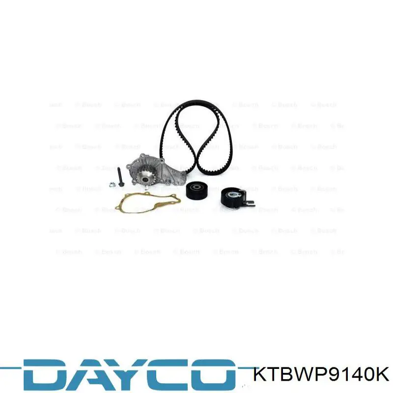 Compre KTBWP9140K Dayco Correia do mecanismo de distribuição de gás, kit
