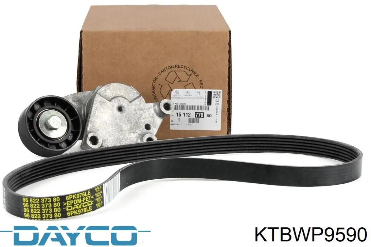 Compre KTBWP9590 Dayco Correia do mecanismo de distribuição de gás, kit