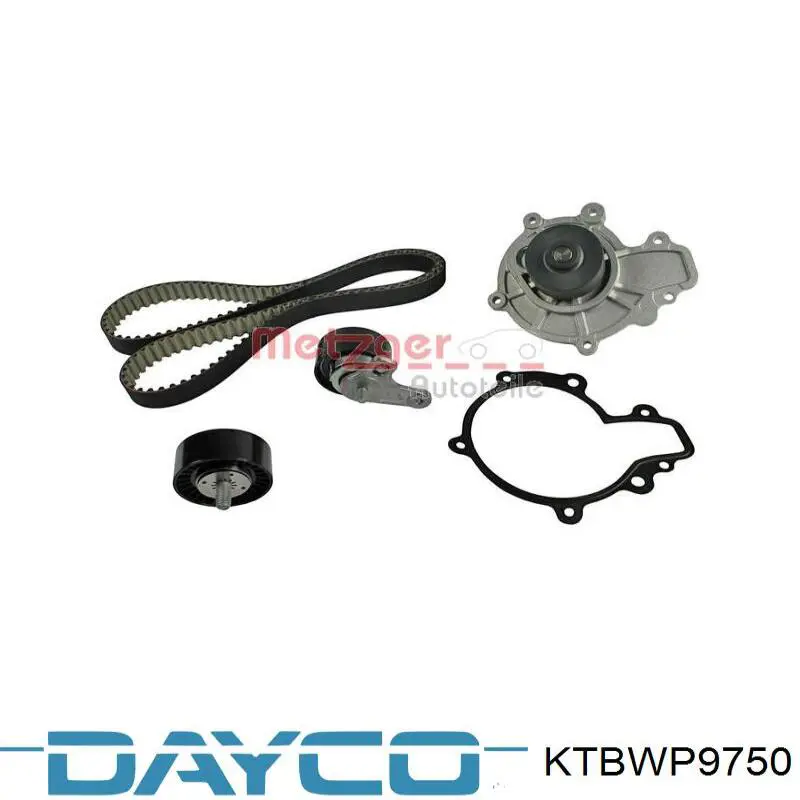 Compre KTBWP9750 Dayco Correia do mecanismo de distribuição de gás, kit