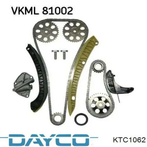 Cadeia do mecanismo de distribuição de gás, kit Dayco KTC1062 preço, a partir de 131,01 USD