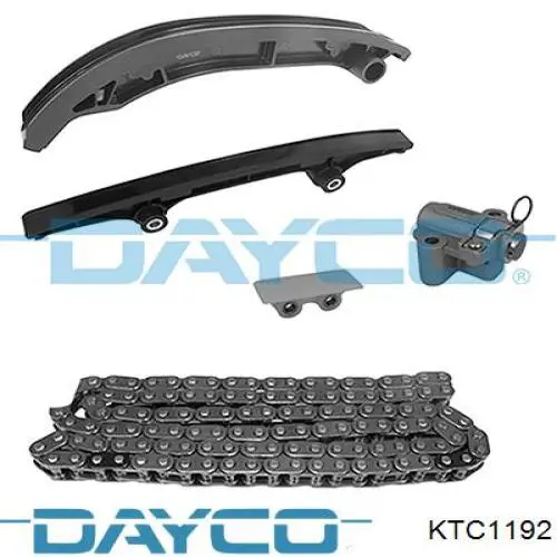 KTC1192 Dayco Cadeia do mecanismo de distribuição de gás, kit