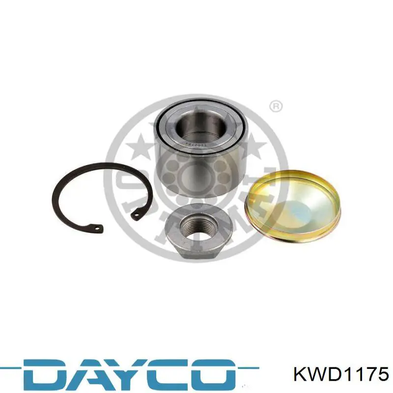 KWD1175 Dayco Disco do freio traseiro