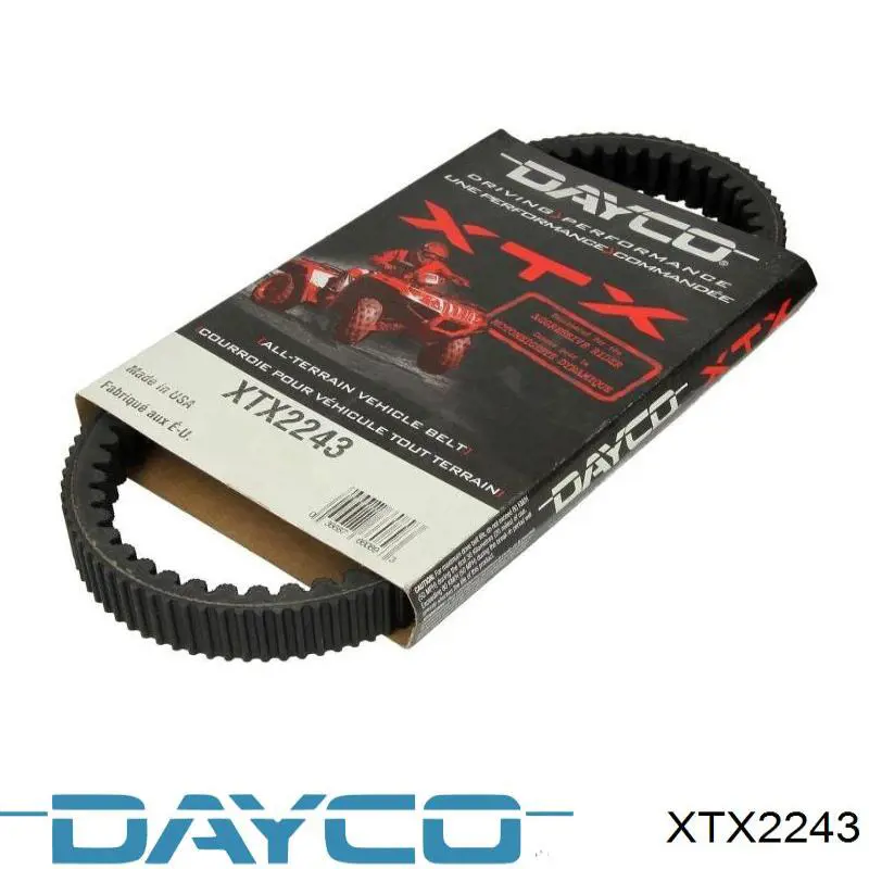 XTX2243 Dayco Correia de variador