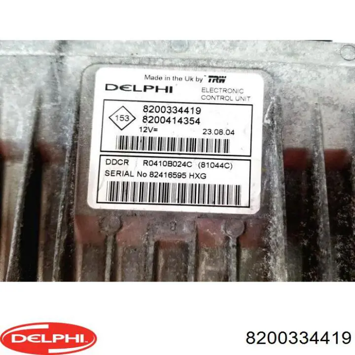 8200334419 Delphi Módulo de direção (Centralina eletrônica) de motor