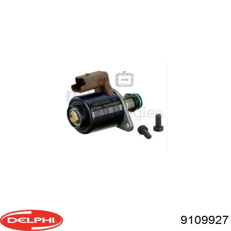 Válvula de regulação de pressão (válvula de redução da Bomba de Combustível de Pressão Alta) Common-Rail-System Delphi 9109927