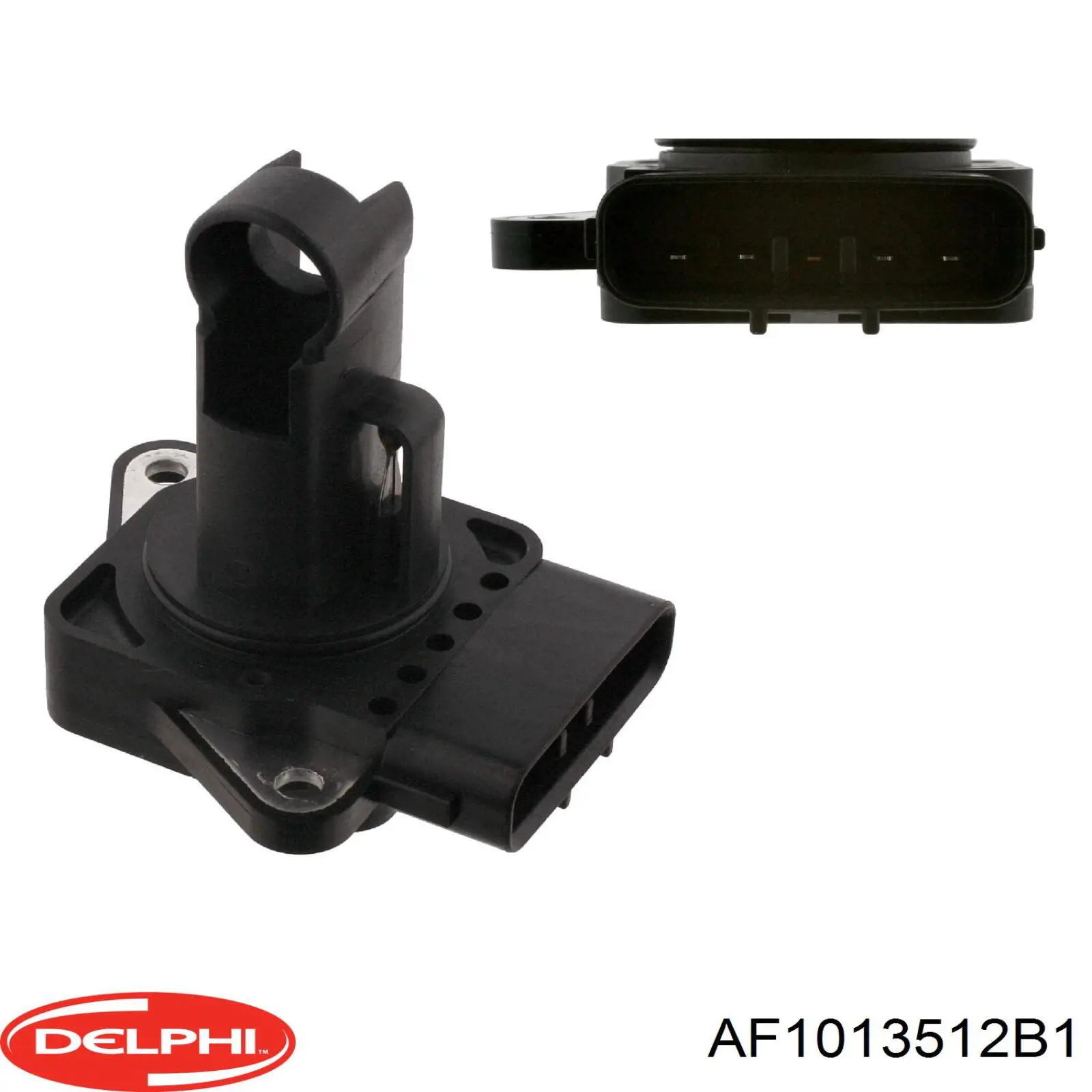 Sensor de fluxo (consumo) de ar, medidor de consumo M.A.F. - (Mass Airflow) AF1013512B1 Delphi