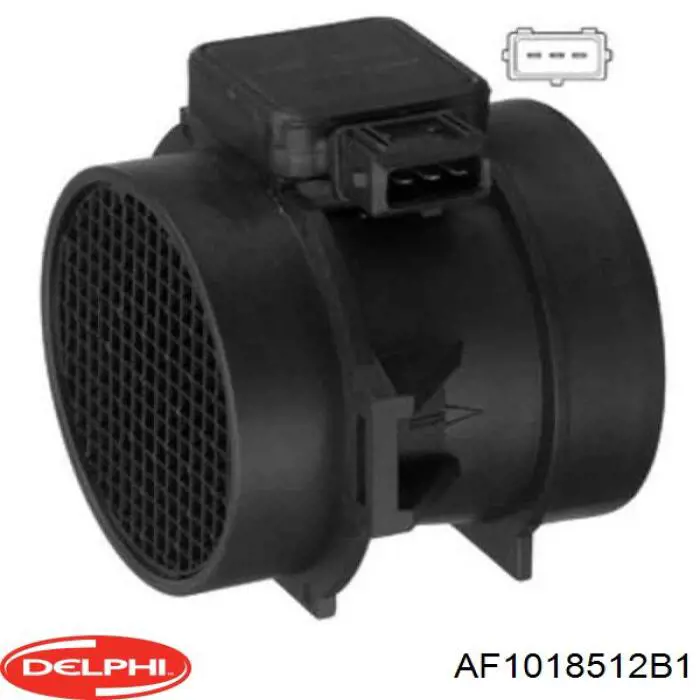 AF1018512B1 Delphi Sensor de fluxo (consumo) de ar, medidor de consumo M.A.F. - (Mass Airflow)