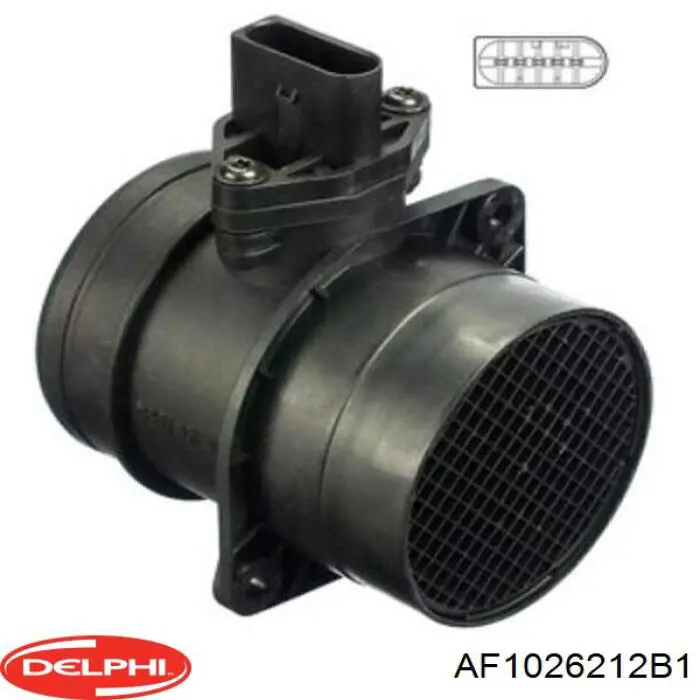 AF1026212B1 Delphi Sensor de fluxo (consumo) de ar, medidor de consumo M.A.F. - (Mass Airflow)