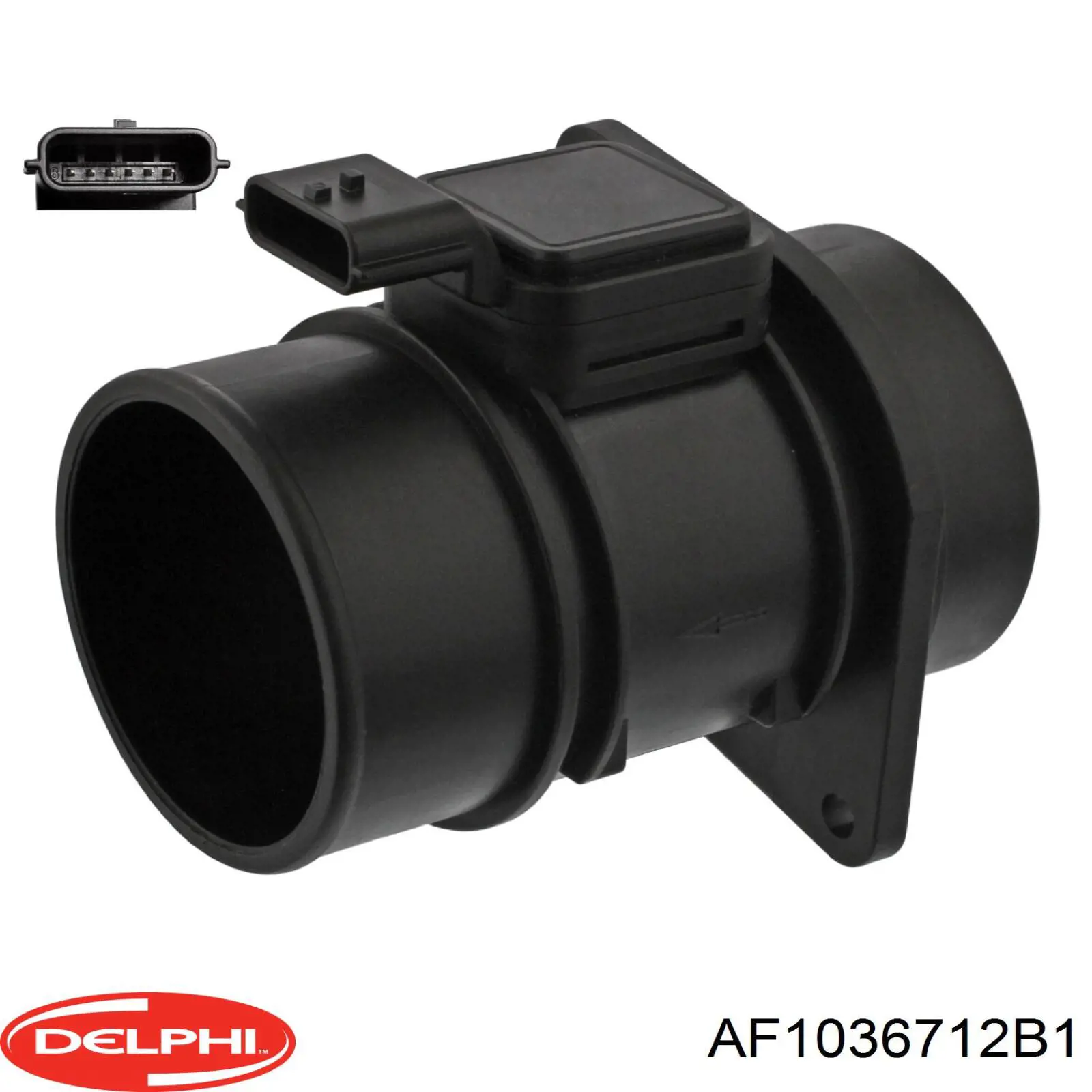 Sensor de fluxo (consumo) de ar, medidor de consumo M.A.F. - (Mass Airflow) Delphi AF1036712B1 preço, a partir de 58,90 USD
