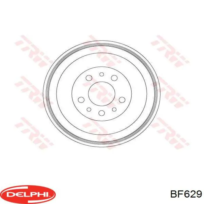 Compre 51940007 Fiat/Alfa/Lancia Tambor do freio traseiro