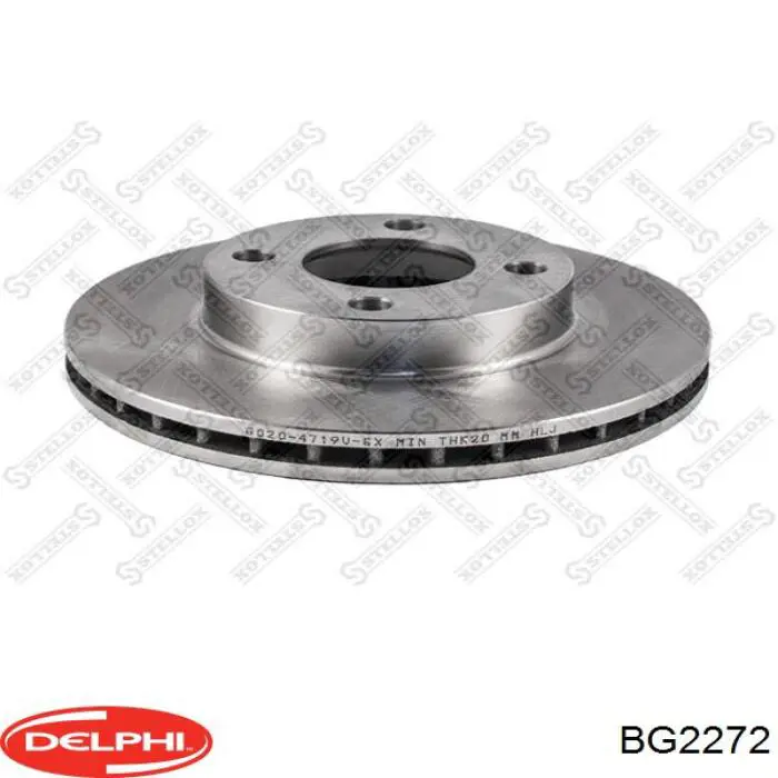 Compre BG2272 Delphi Disco do freio dianteiro