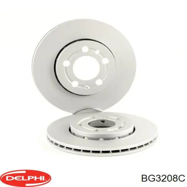 BG3208C Delphi Disco do freio dianteiro