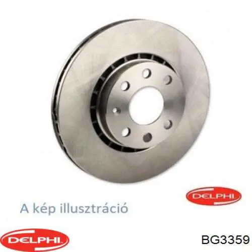 BG3359 Delphi Disco do freio dianteiro